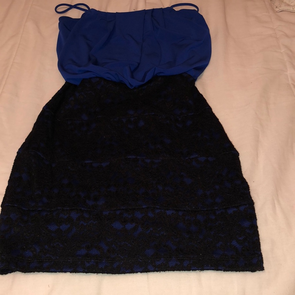Royal blue dress